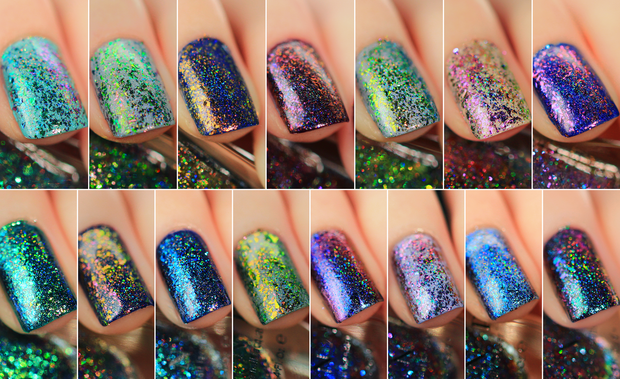 ILNP Holographic Ultra Chrome Flakies Collection