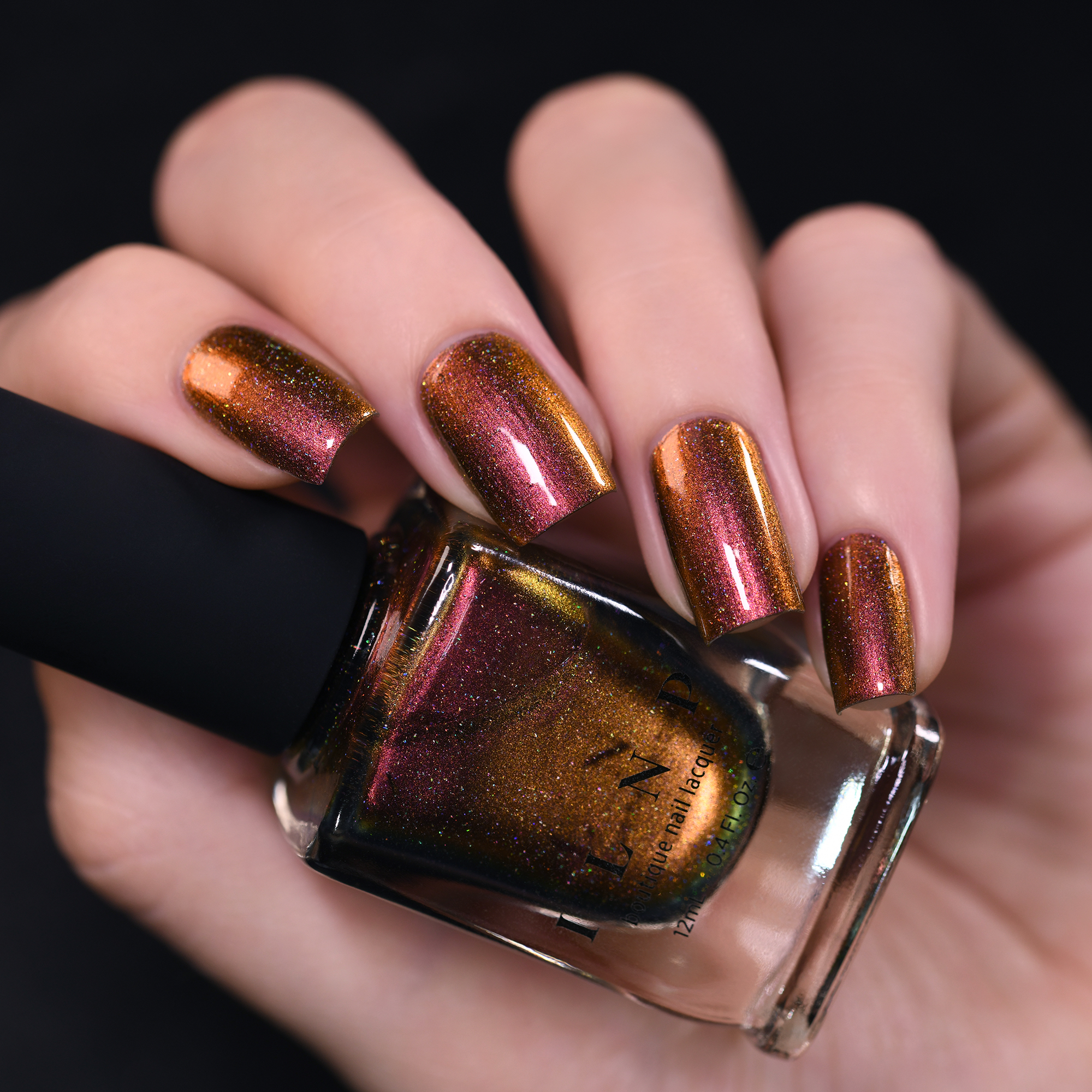  ILNP Empire - Gold Holographic Nail Polish : Beauty & Personal  Care