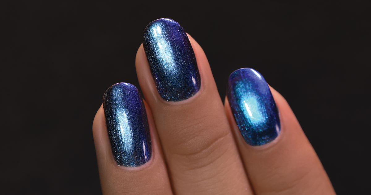 ILNP Shockwave - Vivid Blue to Purple Ultra Chrome® Nail Polish