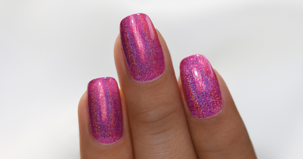 ILNP Bouquet Toss - Vivid Fuchsia Pink Ultra Holo® Nail Polish