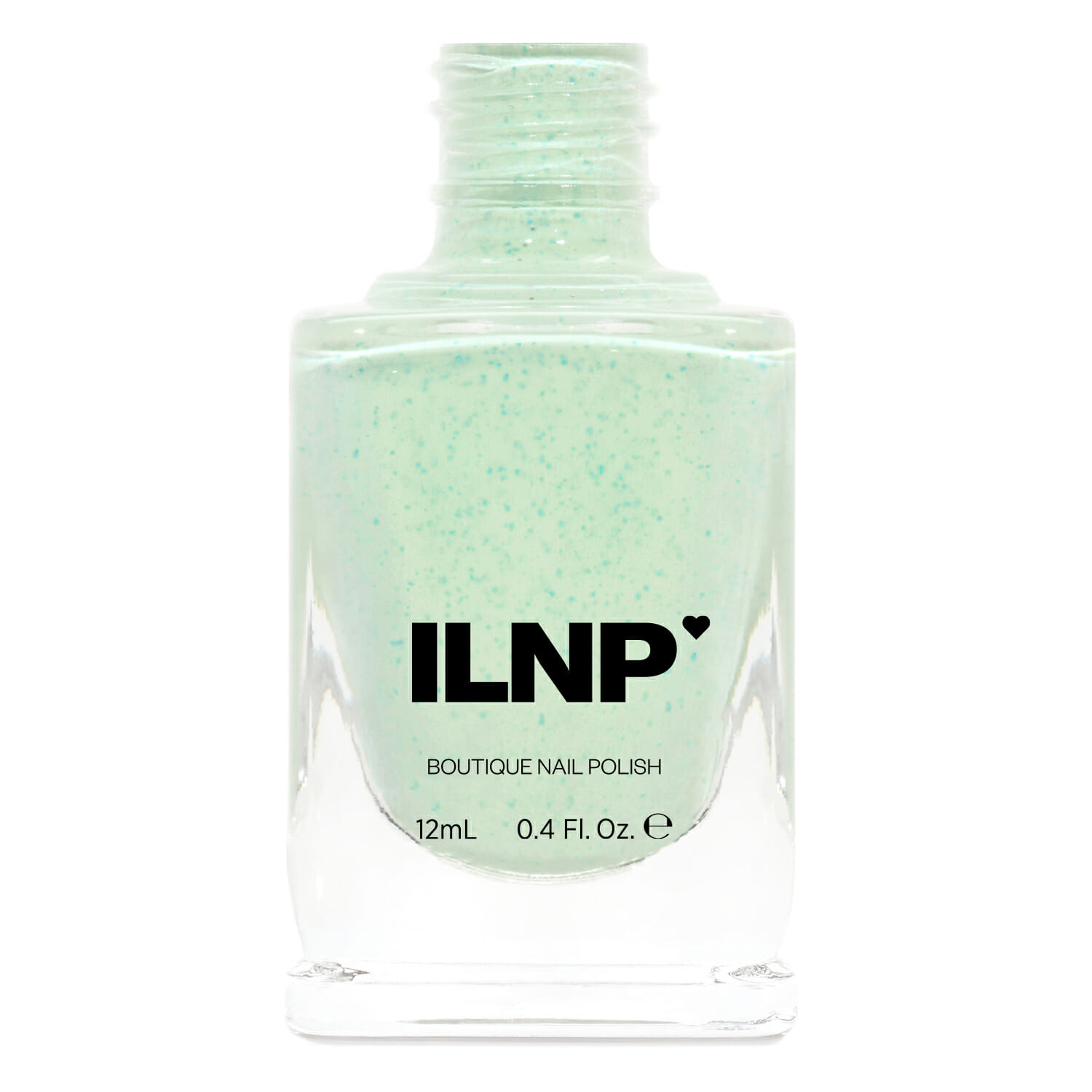 Mint Chip Creamy Mint Green Speckled Nail Polish 