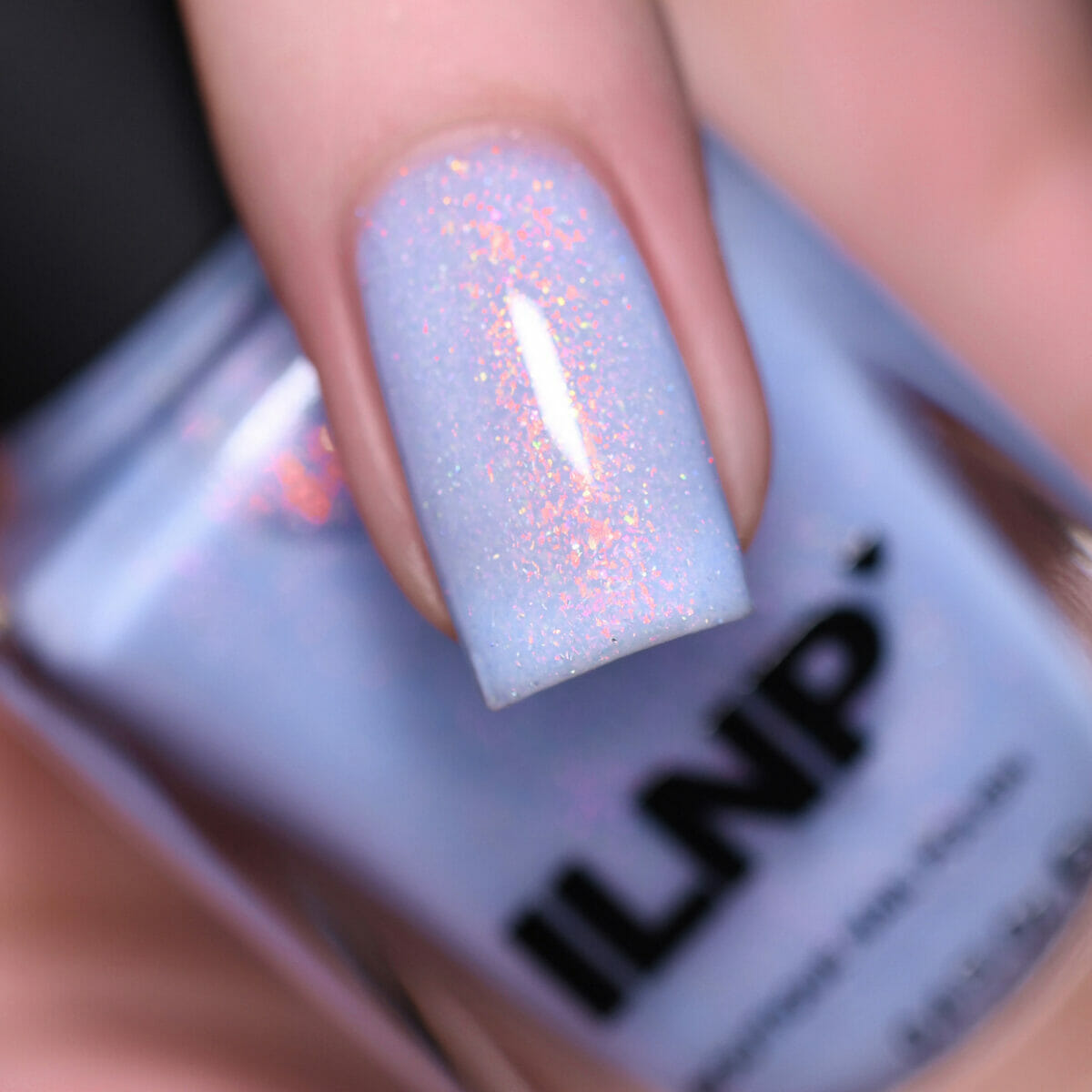 ILNP Pink Suede - Delicate Pink Magnetic Holographic Nail Polish