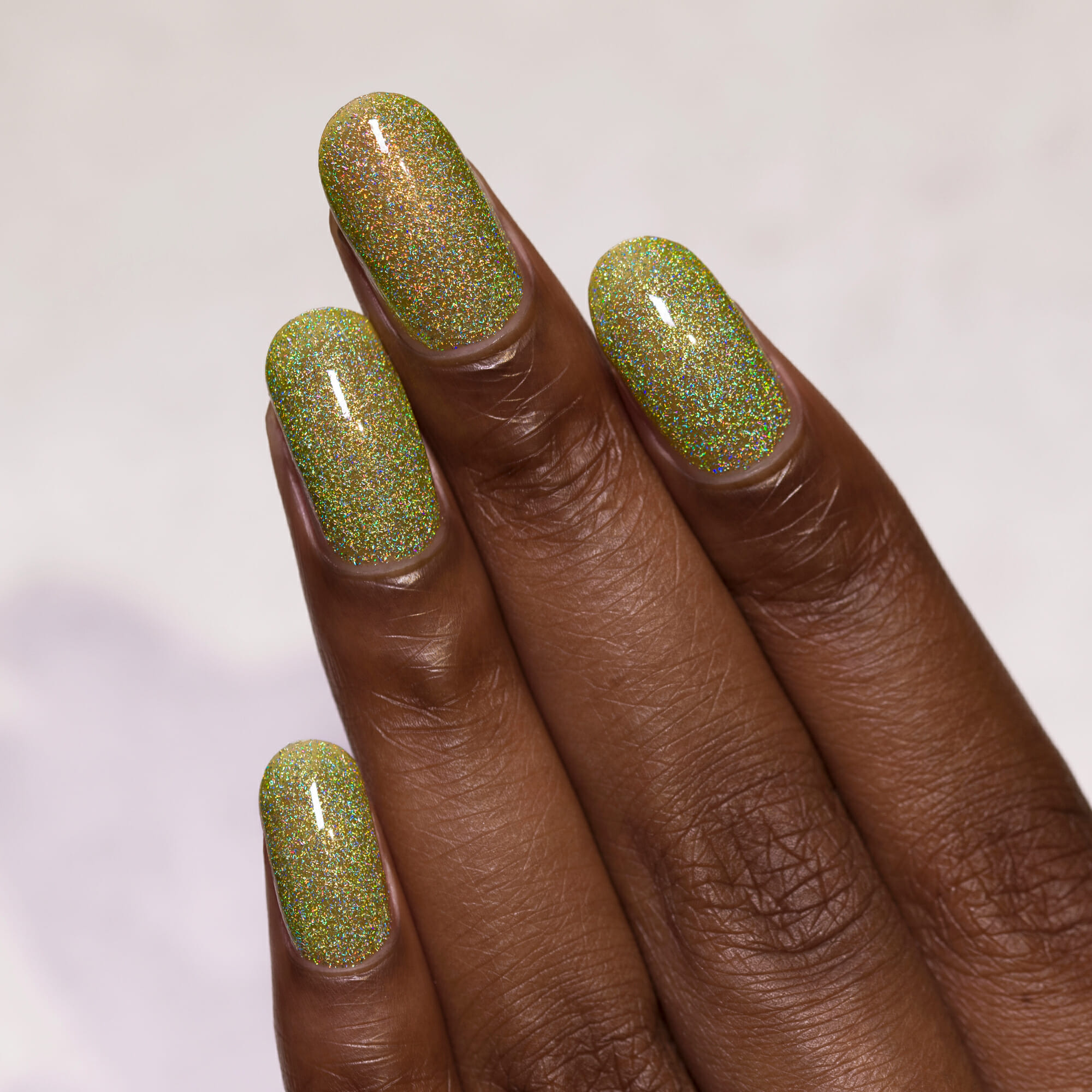 ILNP Staycation - Kiwi Green Holographic Jelly Nail Polish