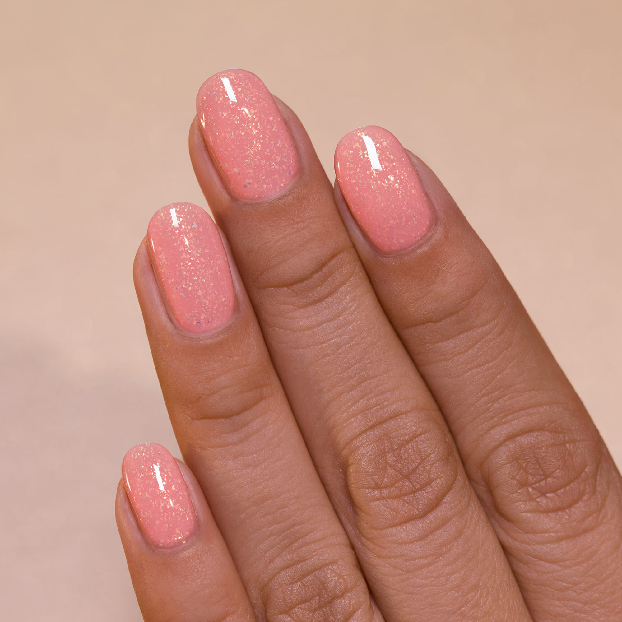 Solid Whisper Pink Heat Activated Nail Wraps -  Finland