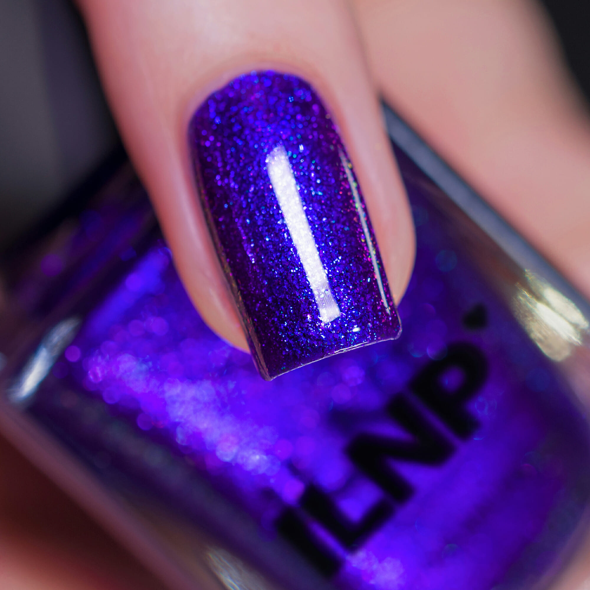 ILNP Last Call Rich BlueViolet Shimmer Nail Polish