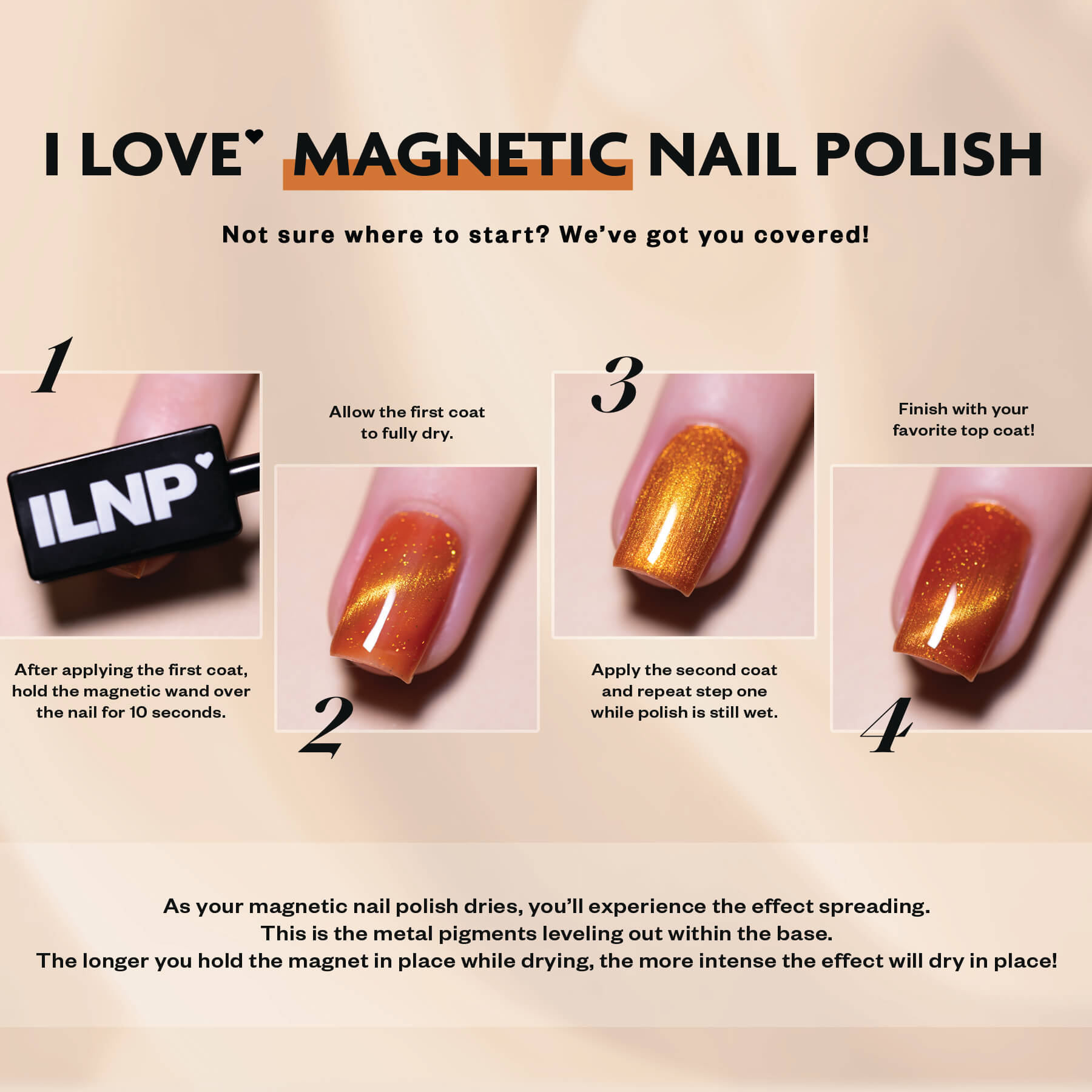 ILNP Overload Black Magnetic Shimmer Nail Polish ILNP Overload Black Magnetic Shimmer Nail Polish