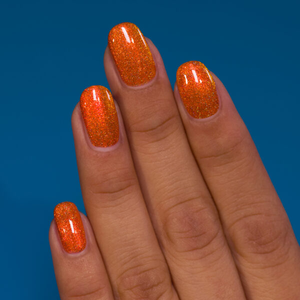 ILNP Brightside - Fiery Orange Shimmer Nail Polish