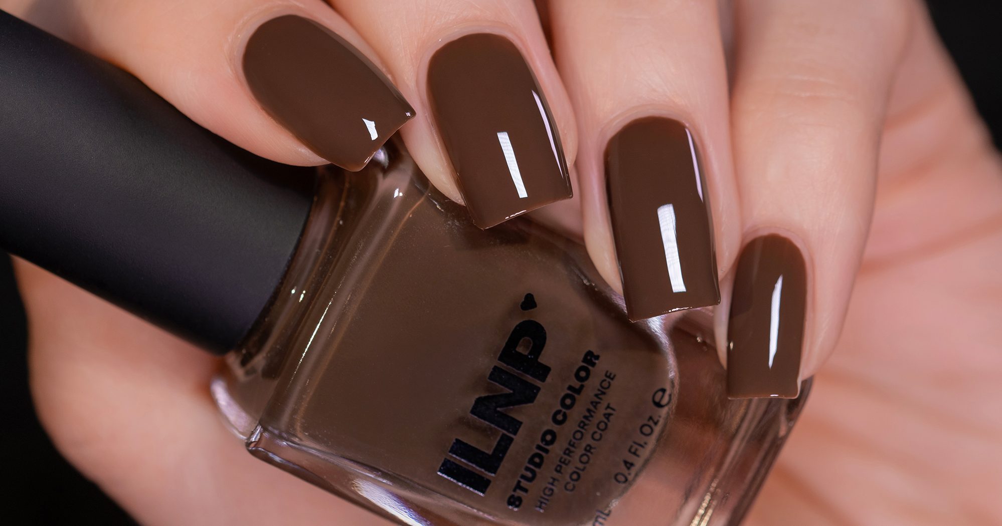 ILNP Chocolate - Chocolate Brown Studio Color Nail Polish