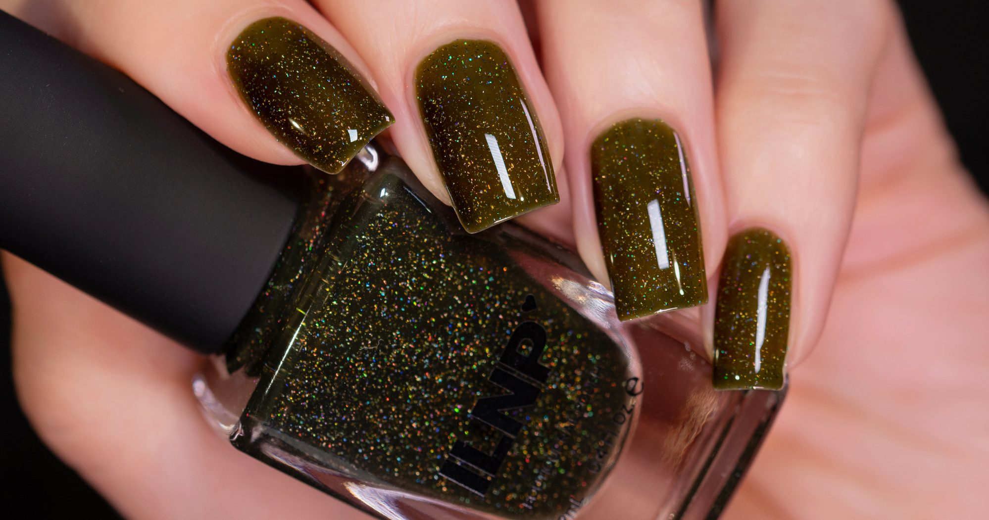 ILNP Countryside - Olive Green Holographic Jelly Nail Polish