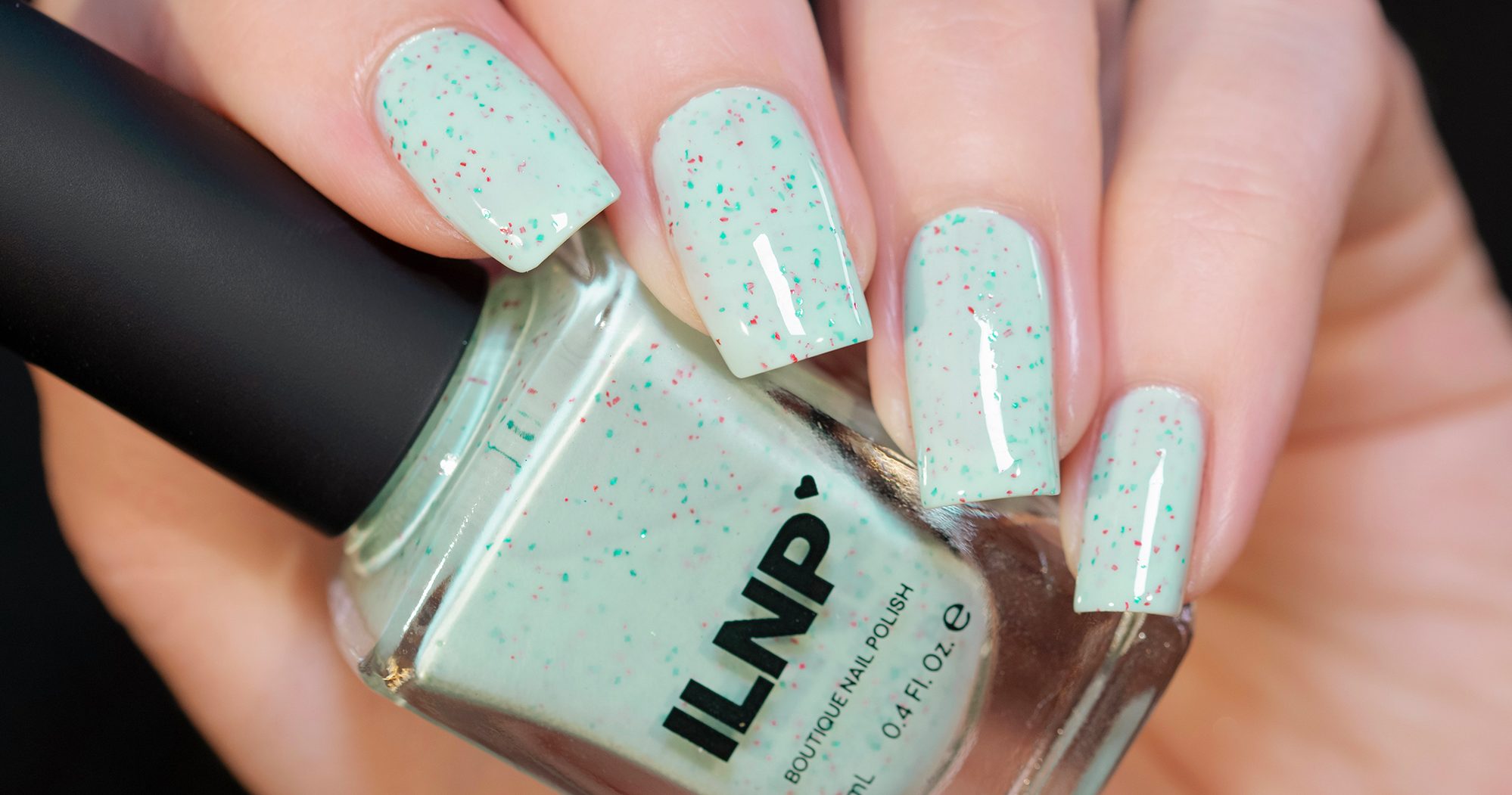 ILNP Toyland - Playful Mint Speckled Nail Polish