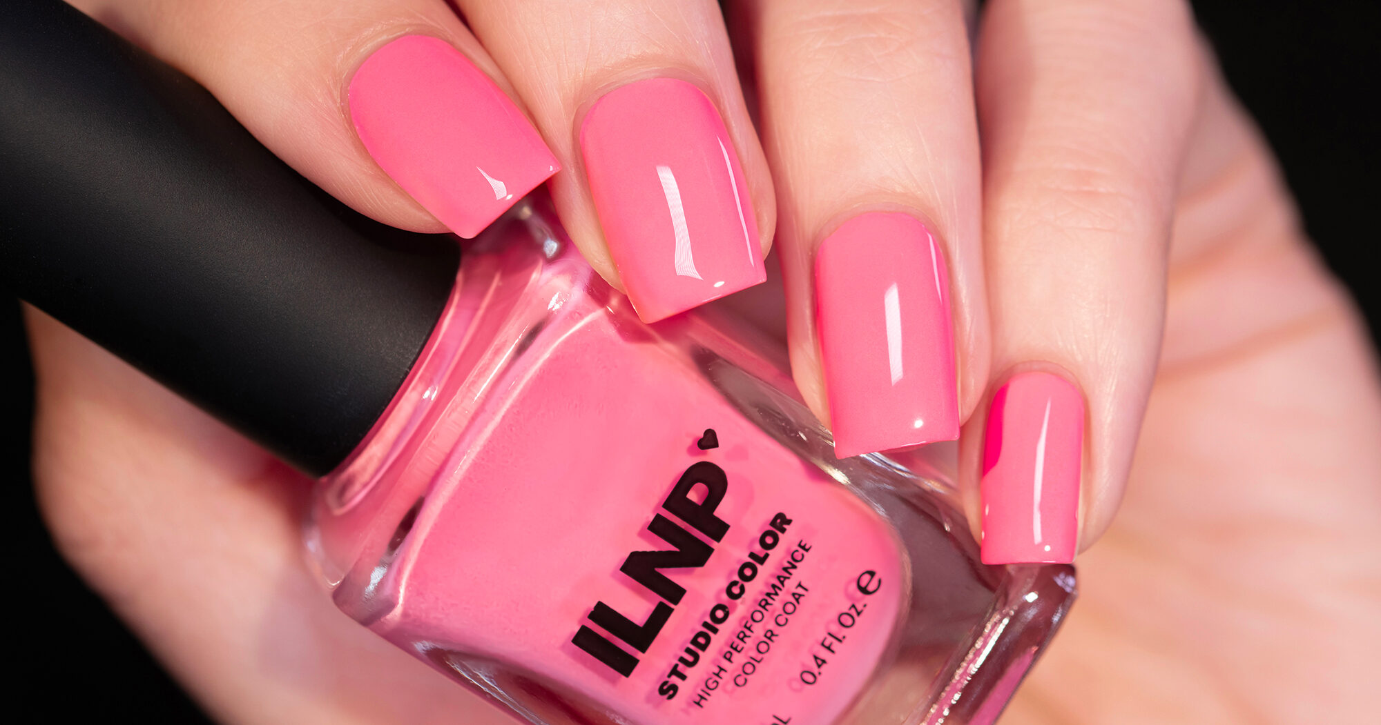 ILNP Flip Flops - Neon Bubblegum Pink Studio Color Nail Polish