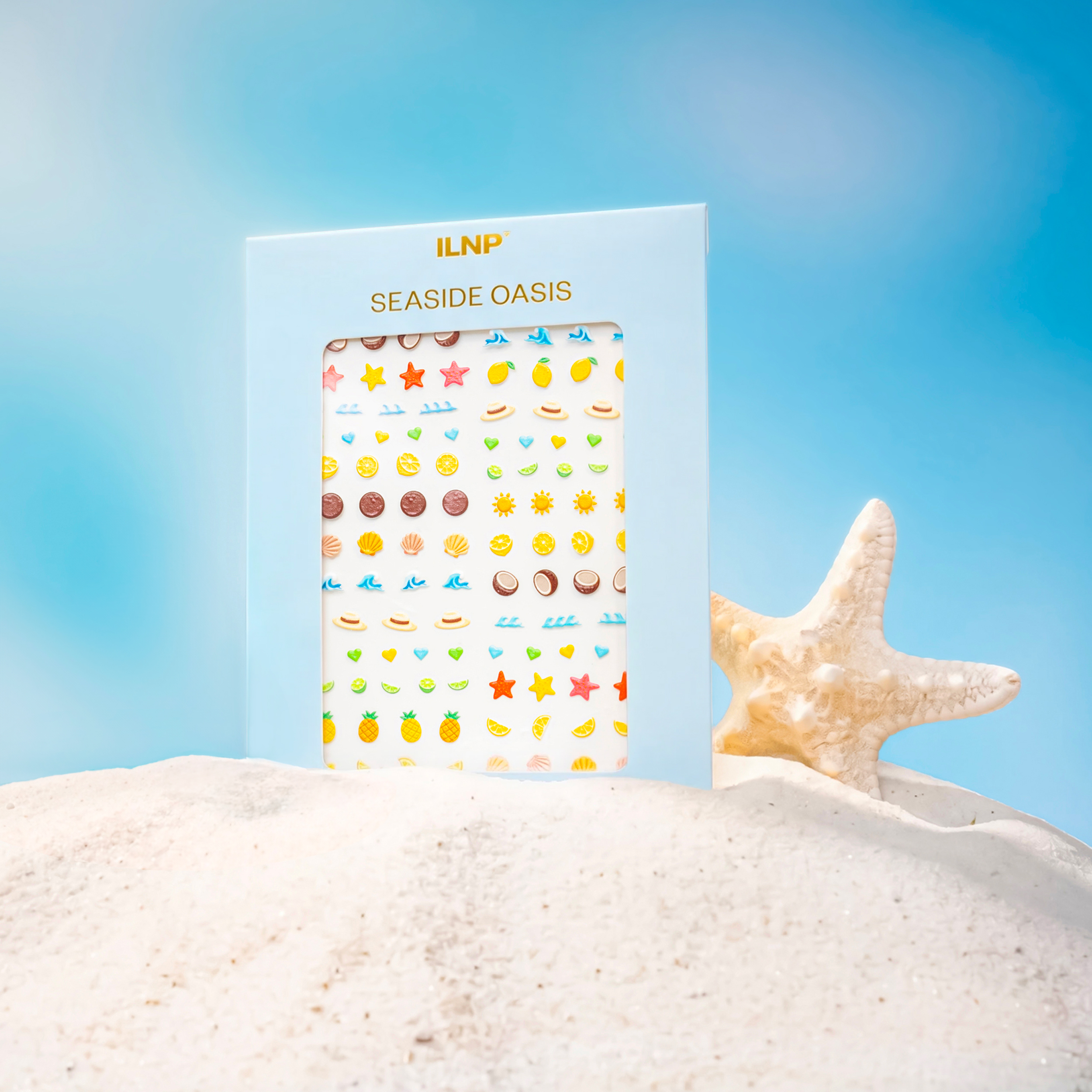 Seaside Oasis Nail Art Stickers