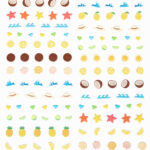 Seaside Oasis Nail Art Stickers