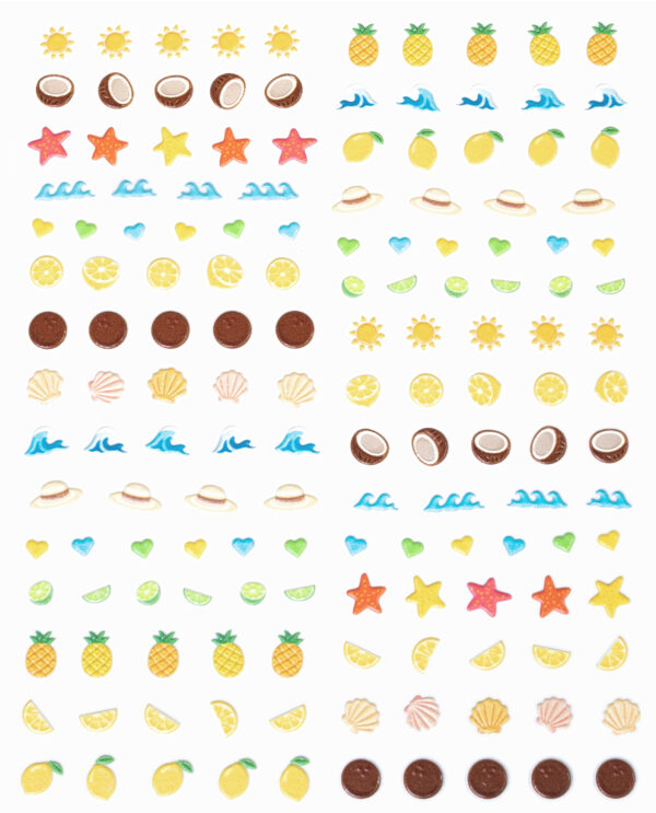 Seaside Oasis Nail Art Stickers