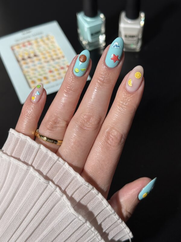 Seaside Oasis Nail Art Stickers