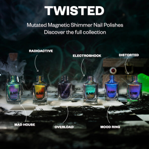 ILNP Mad House - Purple to Green Magnetic Shimmer Nail Polish